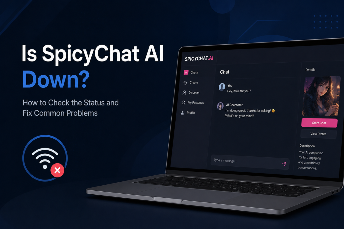 is spicy chat ai down